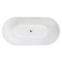 Fienza Nero 1780 Freestanding Stone Bath White ST12 image NaN