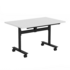 OLG Agile Flip Table 1200x750 White Worktop with Black Frame OG_AGFLIP1275B_W image NaN
