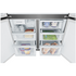 Westinghouse 564L French Quad Door Refrigerator with Water Dispenser Stainless Steel WQE5660SA image NaN