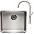 Titan Large Bowl Sink & Mixer Tap Package Brushed Steel TSSS522PK image NaN