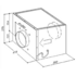 Sirius 120cm Canopy Outdoor Rangehood with Internal Motor SLEM80BBQ12008 image NaN