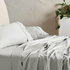 Linen House Augusta 500TC Grey Single Sheet Set 01706F731 image NaN