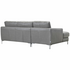 Kalona Bilzen Classic Gray 2.5 Seater Left Facing Chaise Sofa 30808-RAF-MS2077 image NaN