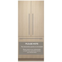 Fisher & Paykel 91cm Series 11 Integrated French Door Refrigerator Freezer with Ice & Water RS9121AUVE1 hero image
