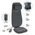 RENPHO Neck and Back Massage Seat Cushion (S-shaped) Black PAURFBM076BK image NaN