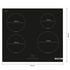 Bosch 60cm Series 4 Induction Cooktop Black PUE611BB5H image NaN
