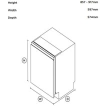 Fisher & Paykel Series 9 Tall Built Under Dishwasher Stainless Steel DW60UNT4X2 hero image