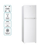 Euromaid 248L Top Mount Frost Free Fridge ETM269W image NaN