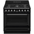 SMEG 90cm Victoria Dual Fuel Pyrolytic Freestanding Stove TRA90GPBL image NaN