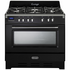 DeLonghi 90cm Freestanding Dual Fuel Oven Black DEFV908BK image NaN