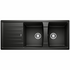Blanco LEXA 8 S Double Bowl Sink with Left Hand Drainer LEXA8SBK5 image NaN