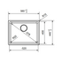Franke Maris 520mm Single Bowl Topmount Sink with Extension Drainer Onyx MRG610-52ONFPC image NaN