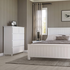 Ostro Furniture Sophia White Tallboy 20003010 image NaN