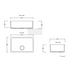 Turner Hasting Westminster 60x45 Single Flat Front Fine Fireclay Butler Sink WE60FS image NaN
