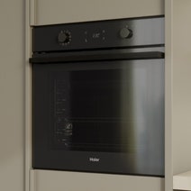 Haier 60cm 500 Series Pyrolytic Oven with Air Fry Black HWO60S12EPB5 hero image
