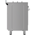 Glem 70cm Dual Fuel Bi-Energy Freestanding Oven Stainless Steel GB765DOP image NaN