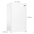 Esatto 112L Bar Fridge EBF112W image NaN