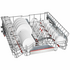 Bosch 60CM Series 6 Freestanding Black Inox Dishwasher SMS6HCB01A image NaN