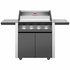 Beefeater 1600 Series Dark Four Burner BBQ with Side Burner & Trolley BMG1641DA image NaN