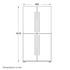 Mitsubishi Electric 710L L4 Grande French Door Fridge MR-L710EN-GSL-A image NaN