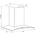Emilia 90cm Stainless Steel Canopy Rangehood CK90CGNF  image NaN