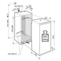 Liebherr 293L Integrated Upright Refrigerator with BioFresh Professional Left Hinge IRBH5170LH hero image