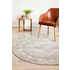 Rug Culture Mayfair Medium Grey & Peach Rug 200X200CM - MAY-CAT-GRY-200X200 image NaN