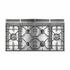 Falcon 110cm Elise Freestanding Dual Fuel Oven/Stove Cream and Nickel ELS110DFCR/N image NaN