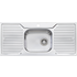 Oliveri DZ133 Diaz Single Bowl Double Drainer Topmount Sink image NaN