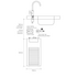 Billi Home C Chilled Filtered Water with Square Slimline Dispenser 913000SCH image NaN