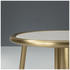 Kalona The Hill 45cm Round Side Table Champagne Marble HILL11AMATAJSBBRABRZ image NaN