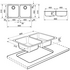 Smeg Stainless Steel Double Bowl Undermount Sink UM4545A image NaN