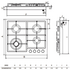 Haier 60cm Gas on Steel Cooktop HCG604WFCX3 image NaN