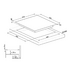 Smeg 60cm 4 Zone Electric Cooktop SE364TD image NaN