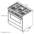 Fisher & Paykel Series 9 90cm Classic Style Freestanding Dual Fuel Pyrolytic Cooker Black OR90SCG6B1 image NaN