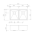 Oliveri PR1163U Professional Series Double Bowl Undermount Sink image NaN
