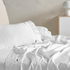 Linen House Augusta 500TC White Single Sheet Set 01706D052 image NaN