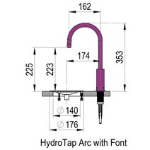 Zip HT2787-91295 HydroTap Arc Chilled and Sparkling Filtered Water with Canister hero image