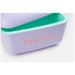 Polarbox Rainbow 12L Cooler Lilac with Yellow Strap and Rose Logo & Rivet PLBR12LR image NaN