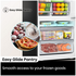 Hisense 500L PureFlat Bottom Mount Refrigerator with Non-plumbed Water Dispenser Dark Stainless Steel HRBM500TBW image NaN