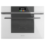 Smeg 45cm Linea Aesthetic Compact Combi-Steam Oven SFA4104VCB  hero image