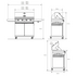 Beefeater 1200 Series 3 Burner LPG BBQ with Trolley Stainless Steel BMG1230SB image NaN