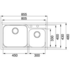 Franke KTX220 Karst 1 and 3/4 Bowl Sink image NaN