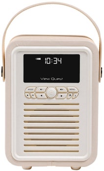 View Quest VQ-MINI-CR Retro Mini DAB+ FM Radio with Bluetooth hero image