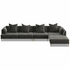 Kalona KYOTO Right Facing Extended Chaise Sofa Pewter WS-205-RCS-VILA-27 image NaN