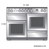 Falcon 110cm Freestanding Electric Oven/Stove NEX110EIBL-CH image NaN