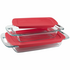 Pyrex Easy Grab 6-piece Rectangular Glass Bakeware Set with Red Lids 1090992-3PK image NaN