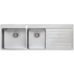 Oliveri Sonetto 1 and 3/4 Bowl Right Hand Drainer Topmount Sink SN1011  hero image