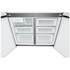 Westinghouse 564L French Quad Door Refrigerator with Water Dispenser Stainless Steel WQE5660SA image NaN
