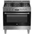 Beko 90cm Dual Fuel Stainless Steel Freestanding Oven BFC916GMX1 image NaN